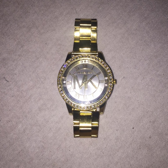 gold micheal kors watch